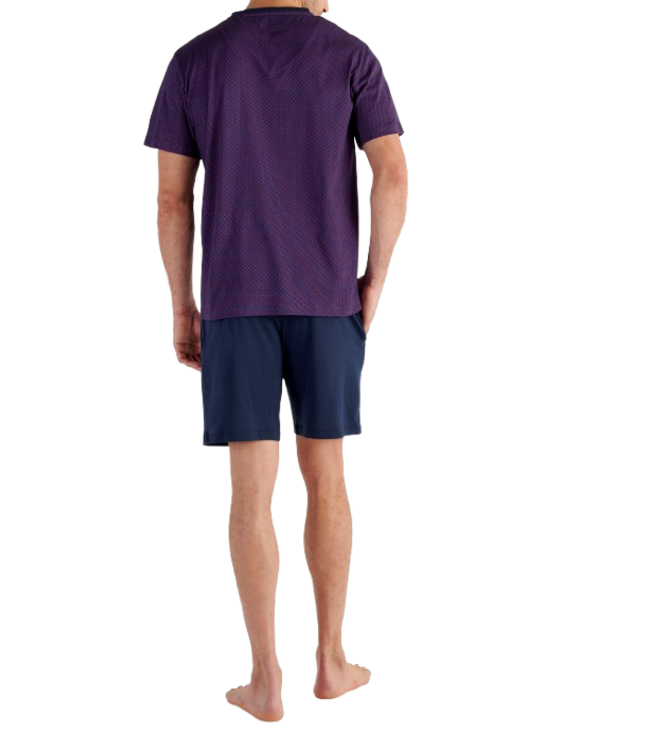 HOM Fats Short Sleepwear Navy Print