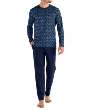 HOM Elvis Long Sleepwear Blue Print