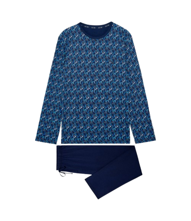 HOM Elvis Long Sleepwear Blue Print