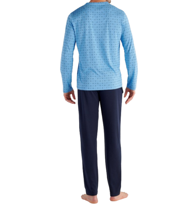 HOM Alan Long Sleepwear Blue Print