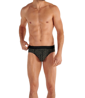 HOM Tom #2 HO1 Mini Briefs 2P Black Black Print (Pre-order August 2026)