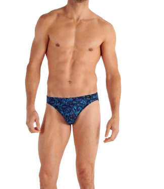 HOM Brian Comfort Micro Briefs Blue Print (Vorbestellung August 2026)