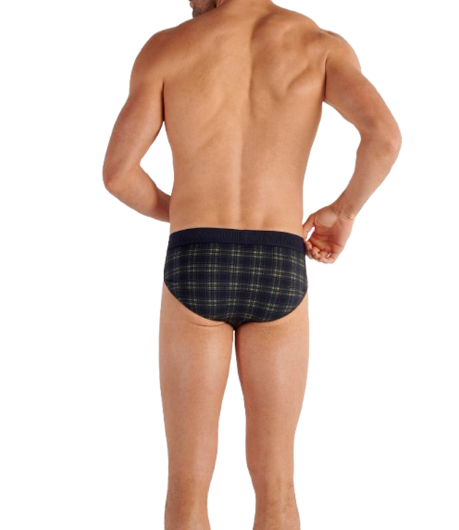HOM Sid Mini Briefs Navy Check