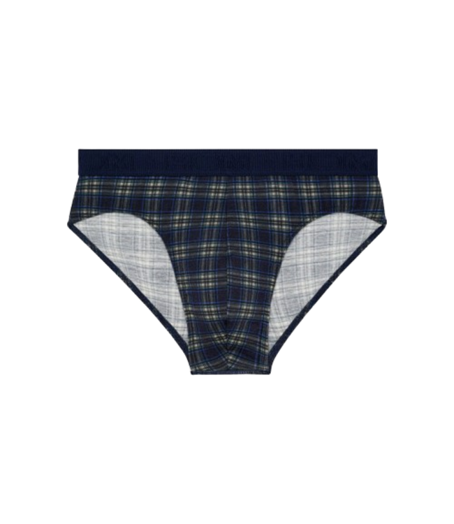HOM Sid Mini Briefs Navy Check