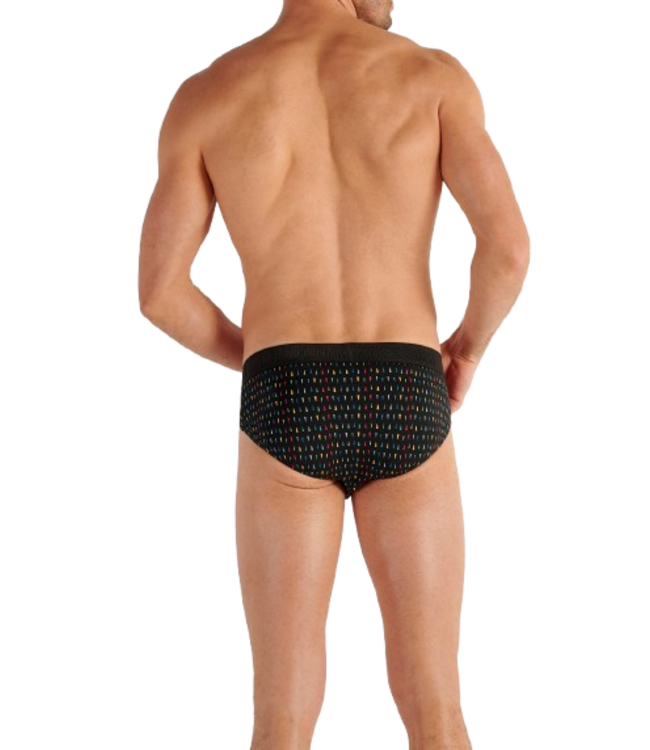 HOM Rolling HO1 Mini Briefs Black Print