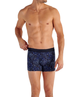 HOM Bohemian Boxer Briefs Navy Print (Pre-order Agosto 2026)