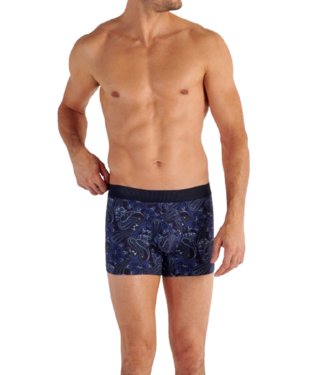 HOM Bohemian Boxer Briefs Navy Print (Vorbestellung August 2026)