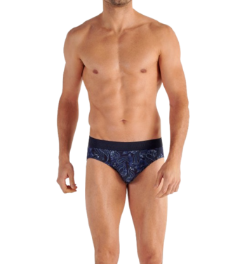 HOM Bohemian Mini Briefs Navy Print (Pre-order Agosto 2026)