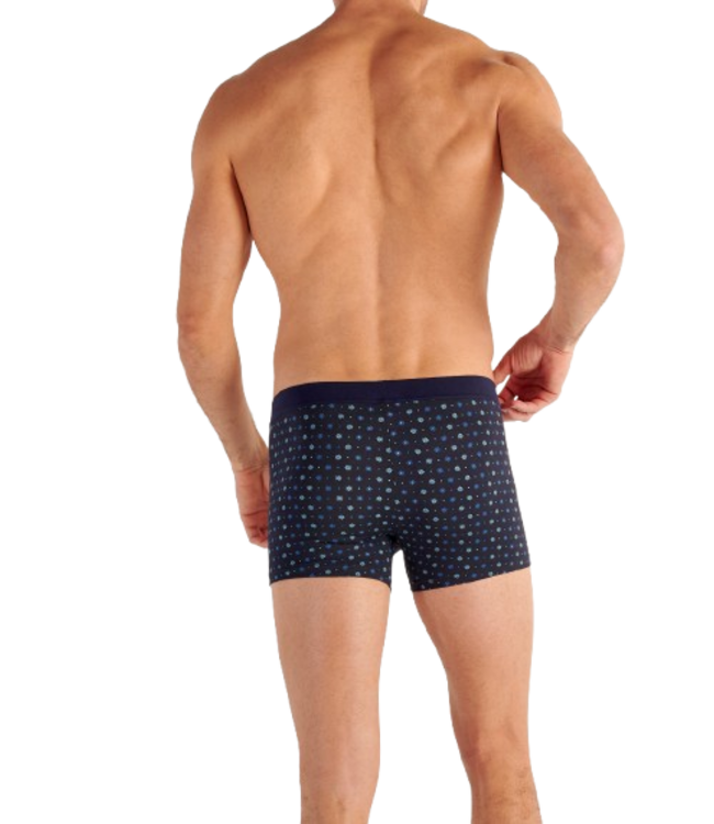 HOM Bo Comfort Boxer Briefs Navy Print