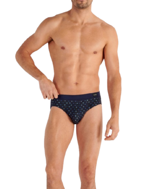 HOM Bo Comfort Mini Briefs Navy Print (Pre-order Agosto 2026)