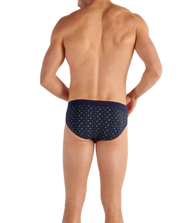 HOM Bo Comfort Mini Briefs Navy Print (Pre-order August 2026)