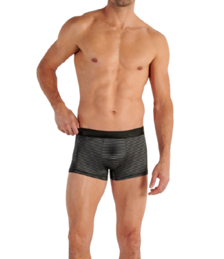 HOM Monsieur Boxer Briefs Black White Stripes (Vorbestellung August 2026)
