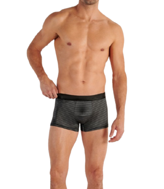 HOM Monsieur Boxer Briefs Black White Stripes