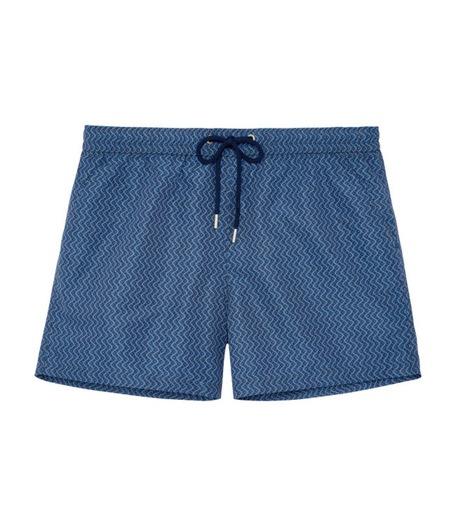 HOM Morny Beach Boxer Navy-Print