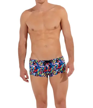 HOM Idylle Swim Trunk Multico Print