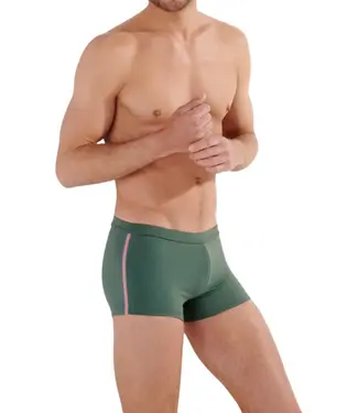 HOM Nautical Cup Swim Shorts Khaki