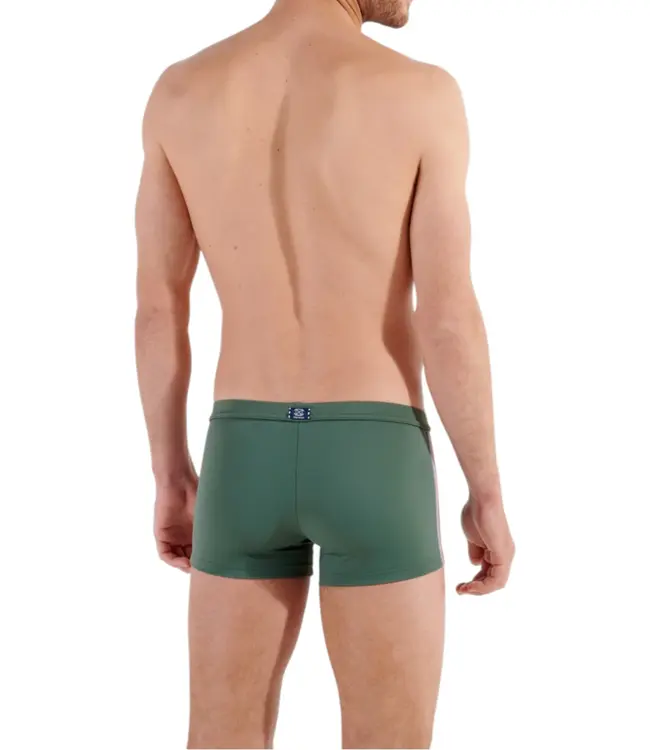 HOM Nautical Cup Swim Shorts Khaki