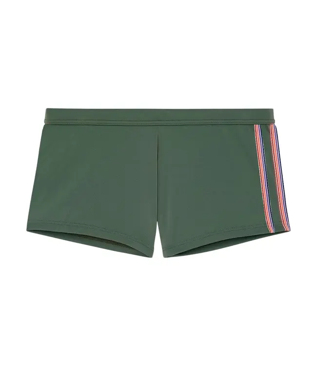 HOM Nautical Cup Swim Shorts Khaki