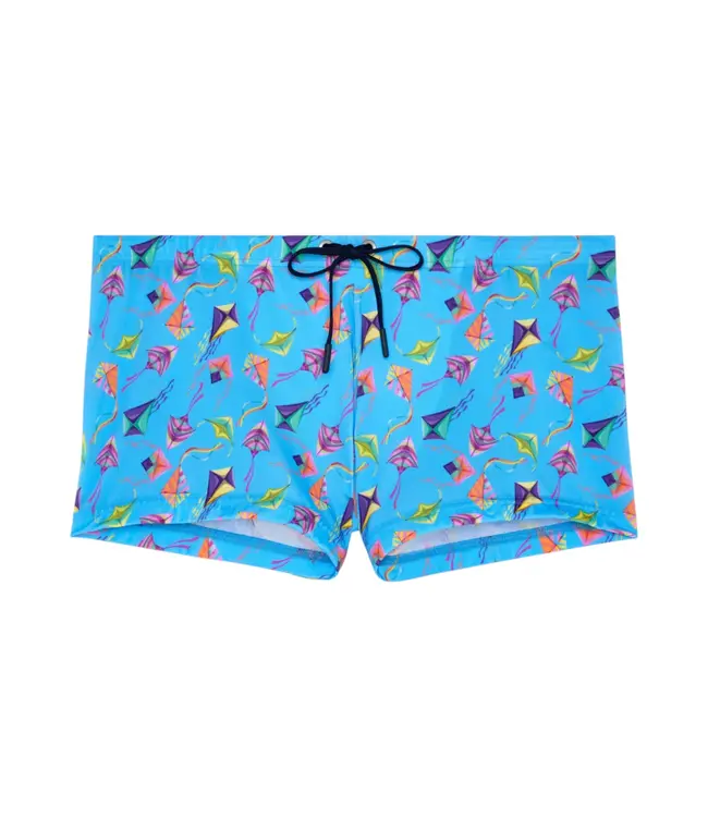 HOM Lido Swim Shorts Blue Print