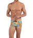HOM Gigaro Swim Shorts Orange Print