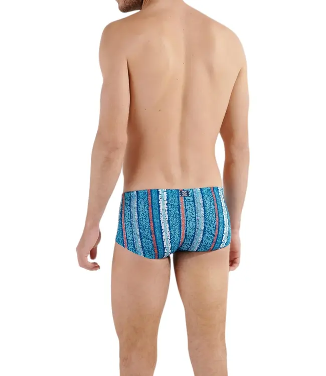 HOM Harrisson Swim Trunk Turquoise-Print