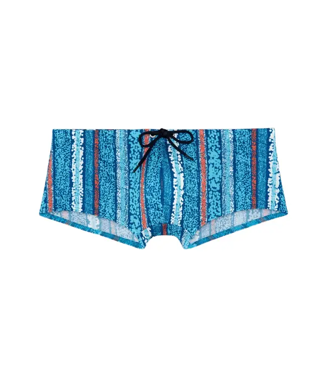 HOM Harrisson Swim Trunk Turquoise-Print