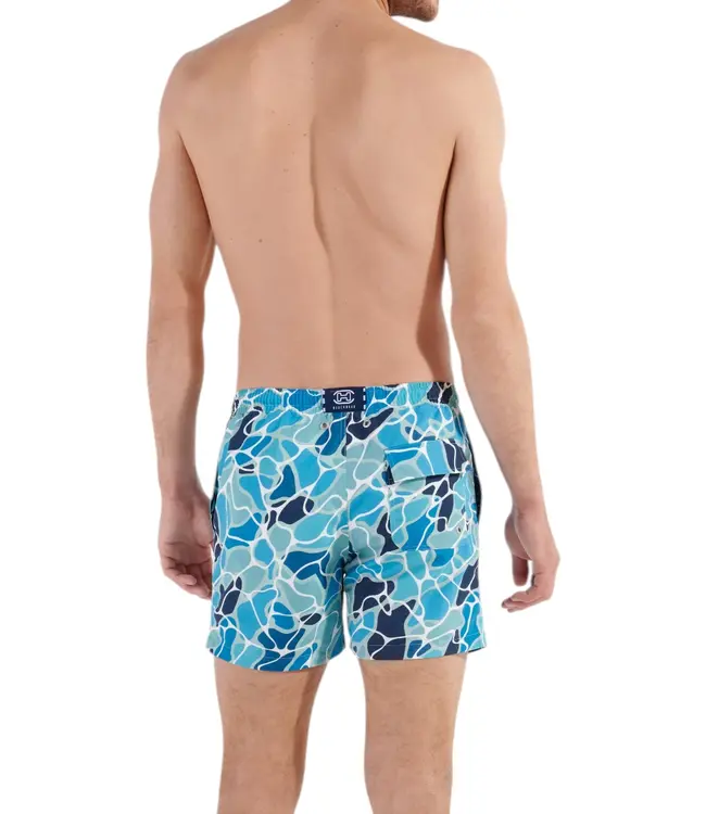HOM Alain Beach Boxer Blue-Print