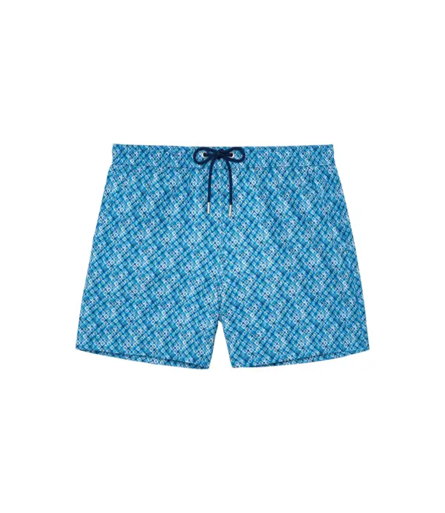 HOM Camaiore Beach Boxer Blue Print