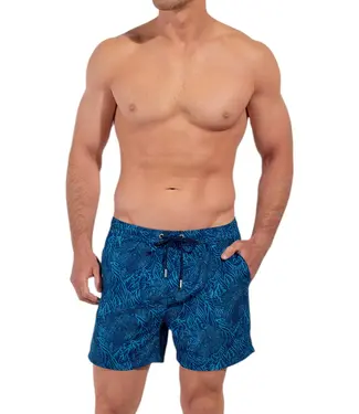 HOM Panarea Beach Boxer Blue Print