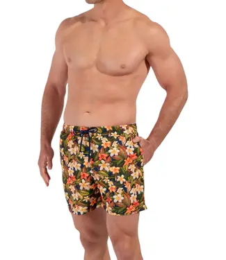 HOM Etna Beach Boxer Navy Print