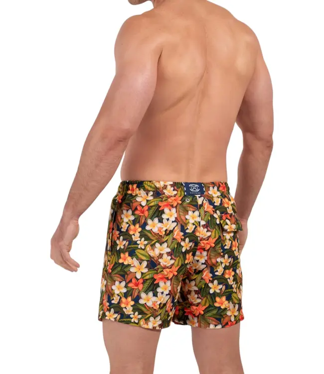 HOM Etna Beach Boxer Navy Print