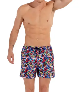 HOM Idylle Beach Boxer Multico Print