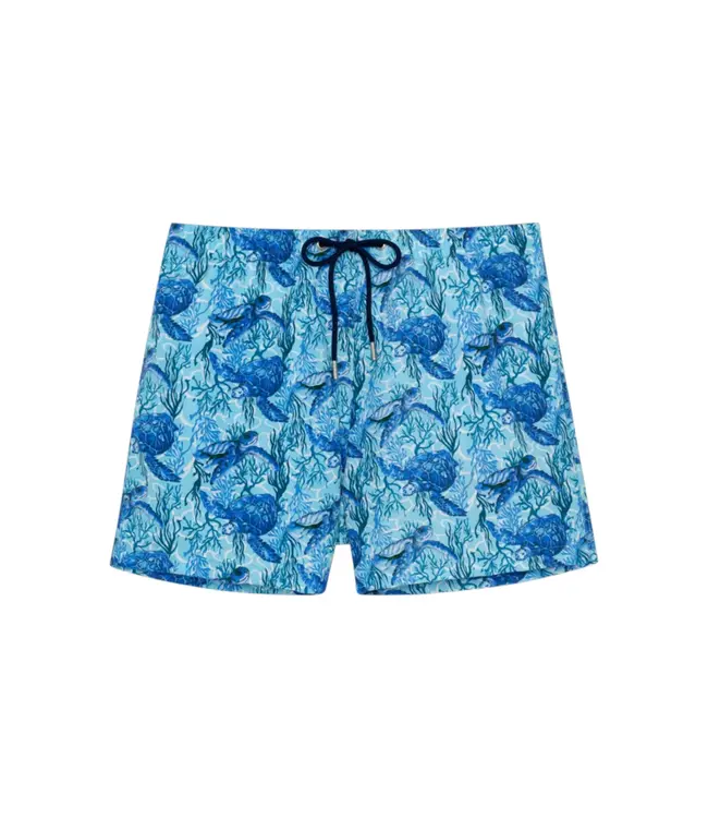 HOM Tartane Beach Boxer Blue Print
