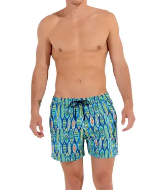 HOM Marbella Beach Boxer Blue Print