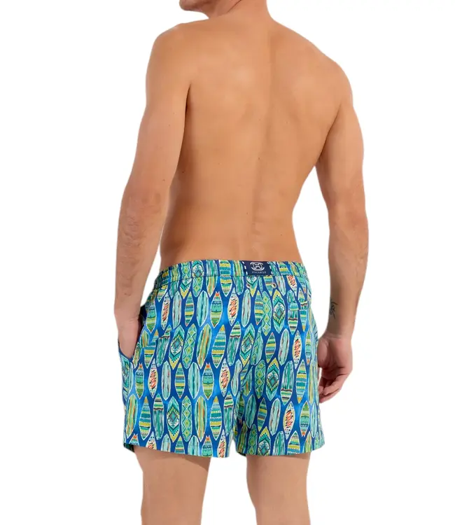 HOM Marbella Beach Boxer Blue Print