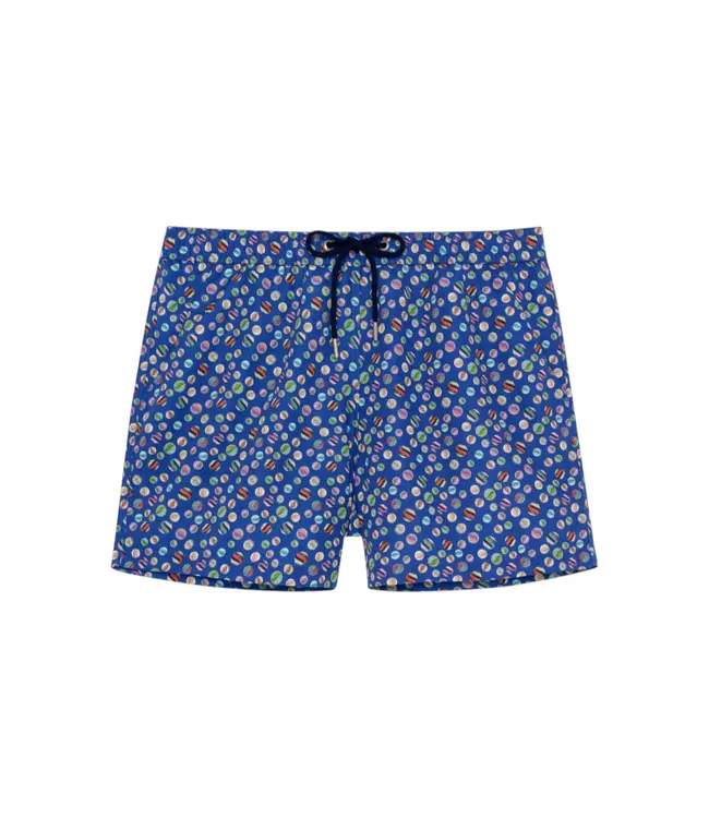 HOM Socoa Beach Boxer Navy Print