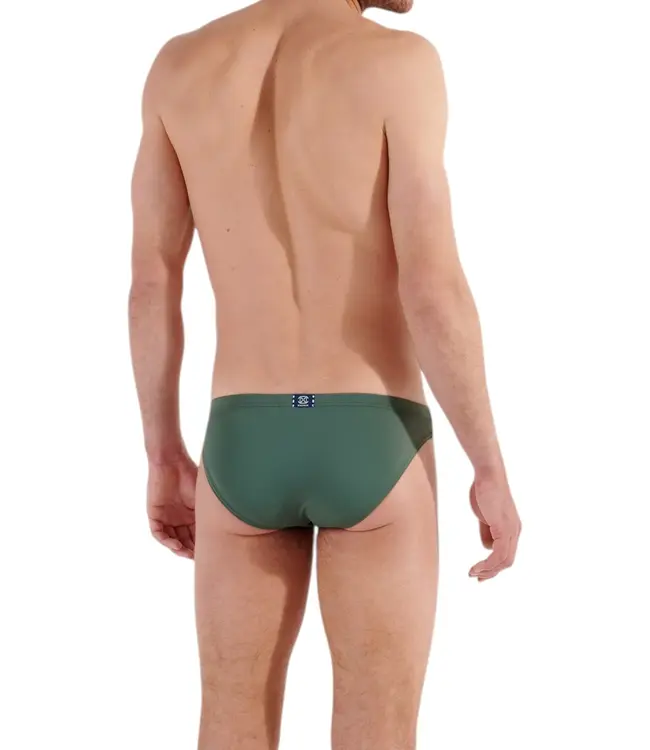 HOM Nautical Cup Swim Micro Briefs Khaki