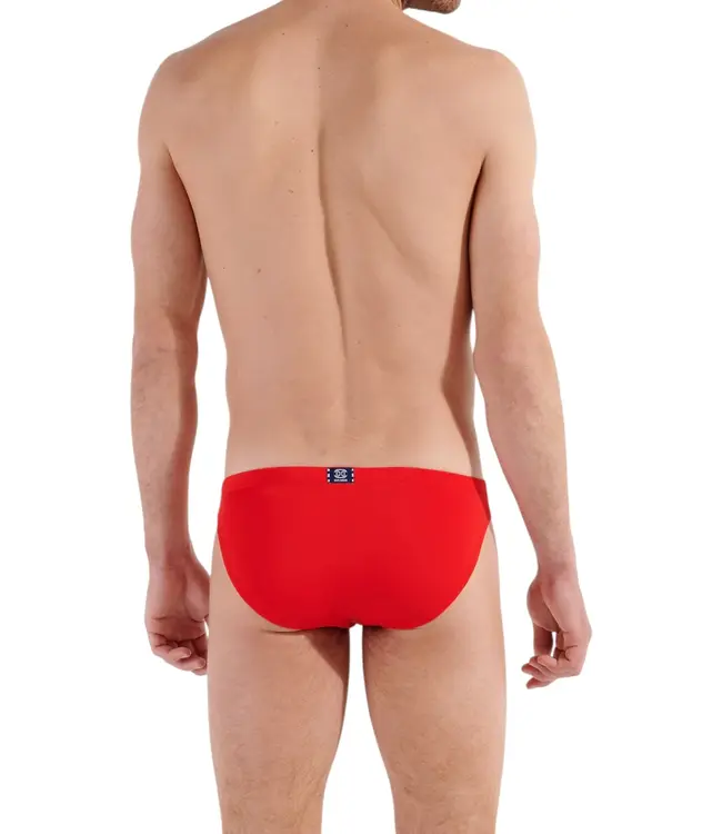 HOM Nautical Cup Swim Micro Briefs Red