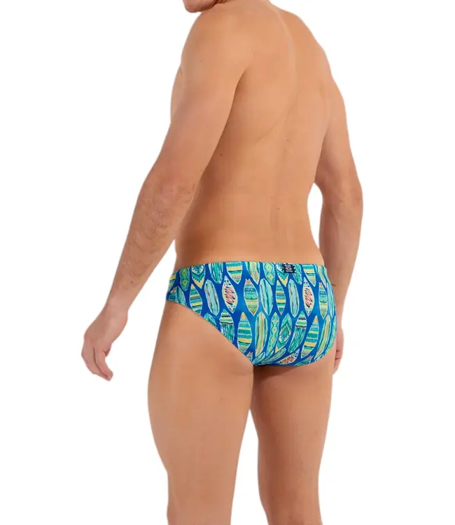 HOM Marbella Swim Mini Briefs Blue Print