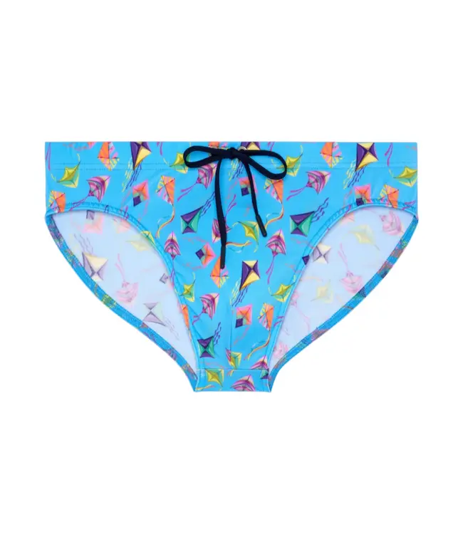 HOM Lido Swim Mini Briefs Blue Print