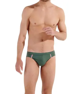 HOM Nautical Cup Swim Mini Briefs Khaki