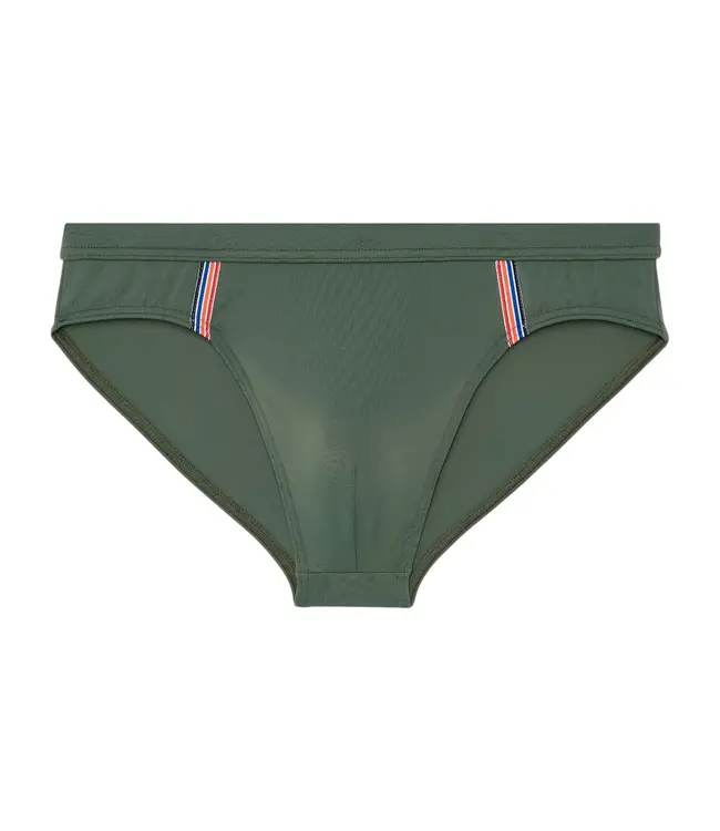 HOM Nautical Cup Swim Mini Briefs Khaki