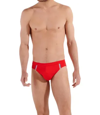 HOM Nautical Cup Swim Mini Briefs Red