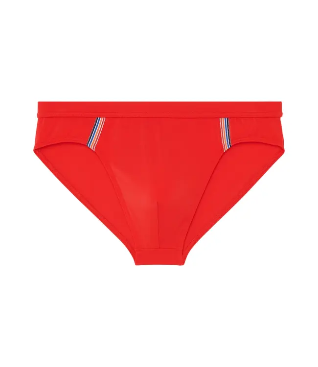 HOM Nautical Cup Swim Mini Briefs Red