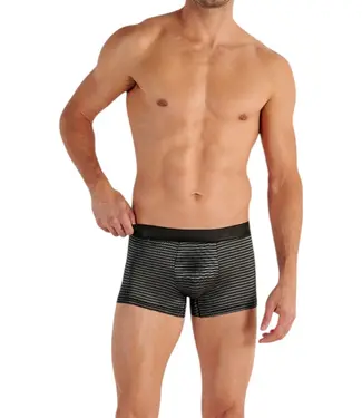 HOM Monsieur Boxer Briefs Black White Stripes
