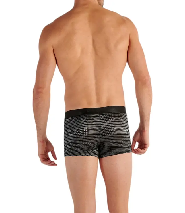 HOM Monsieur Boxer Briefs Black White Stripes