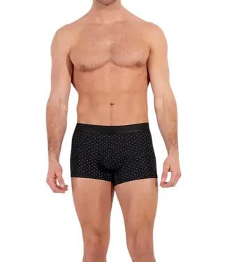 HOM Max Comfort Boxer Briefs Black Print