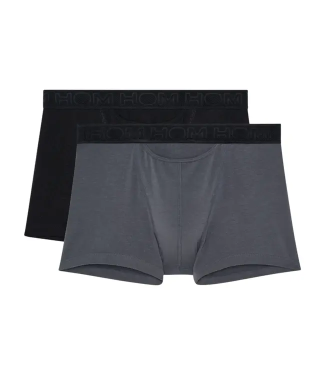 HOM Boxerlines #2 Boxer Briefs HO1 2P Black Grey
