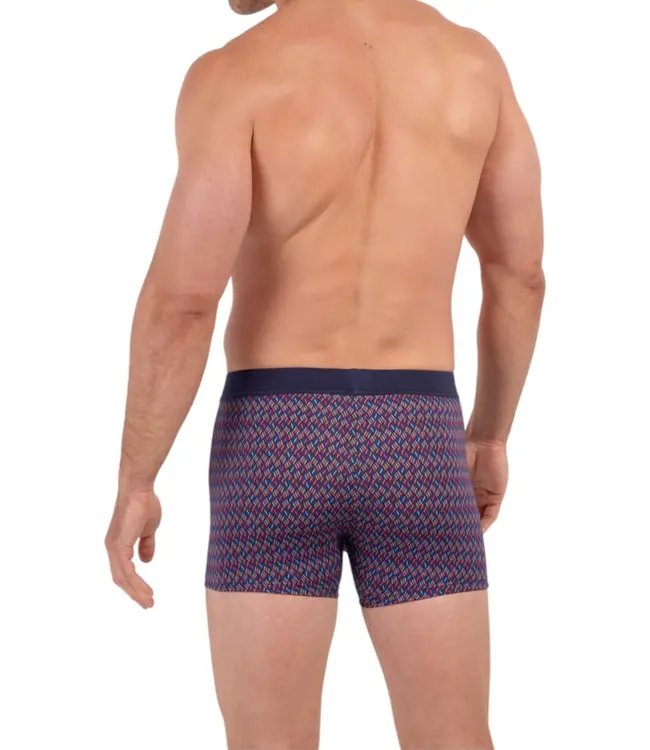 HOM Ocean Drive Comfort Boxer Briefs Red Print