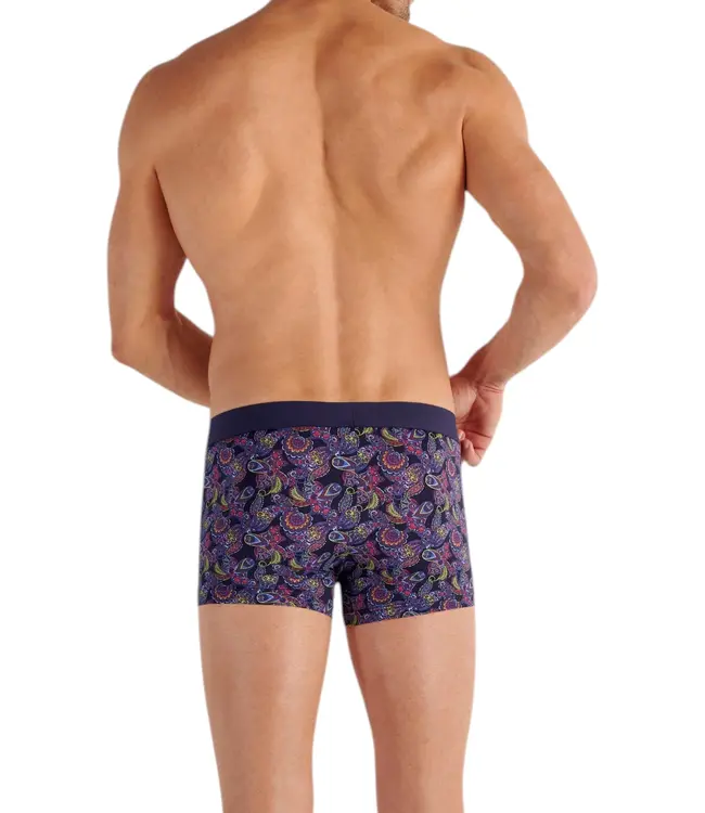 HOM Ringo Boxer Briefs Navy Print